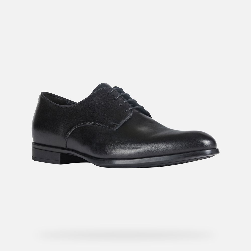 Geox Formal Shoes Black Iacopo - Geox Mens Shoes - ZUFRCB620